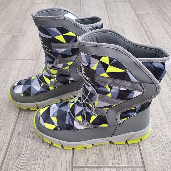 Hobibear Shoes - Hobibear Women's Geometric Print Insulated Snow Boots Size 40 (US 8)